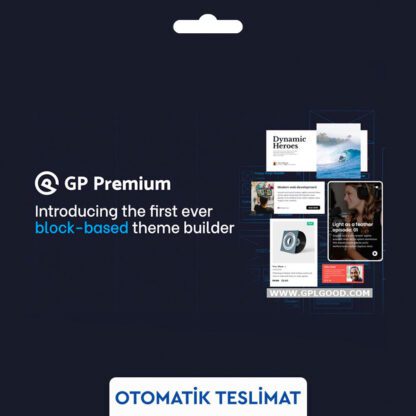 GeneratePress Premium WordPress Sayfa Düzenleme Eklentisi