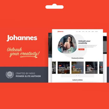 Johannes WordPress Kişisel Blog Teması
