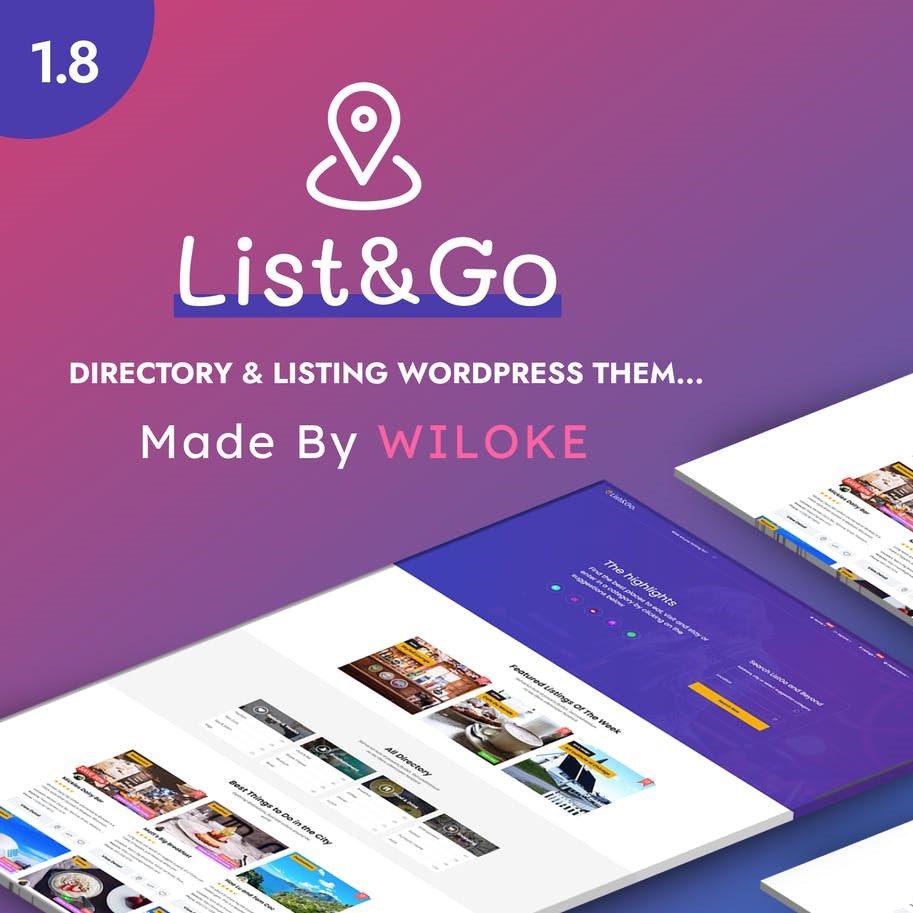 ListGo – Listeleme WordPress Teması