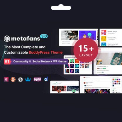 MetaFans BuddyPress WordPress Sosyal Medya Teması